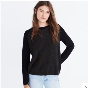 Madewell province cross-back pullover sweater